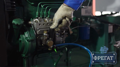 Запуск ДГУ Фрегат